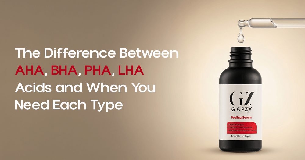 The Difference Between AHA, BHA, PHA, and LHA Acids